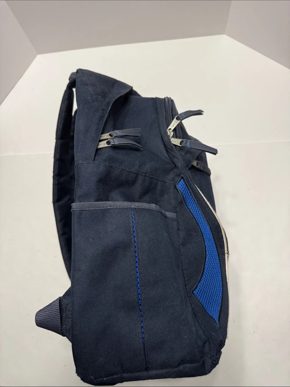 Jako Bavarian international  school Navy Blue Backpack with Blue Accents